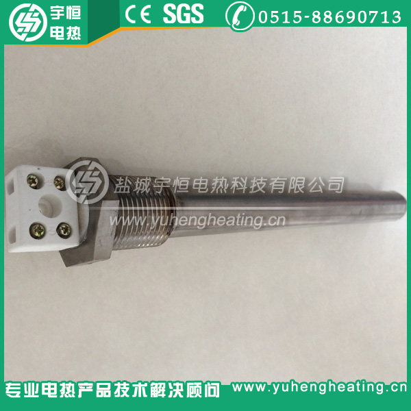 直型耐腐蚀纯钛单头加热管