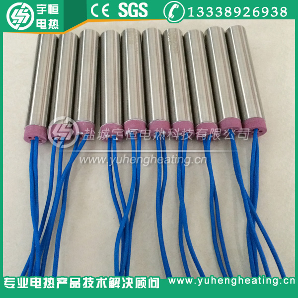 带瓷头四氟引线进口内出线加热管