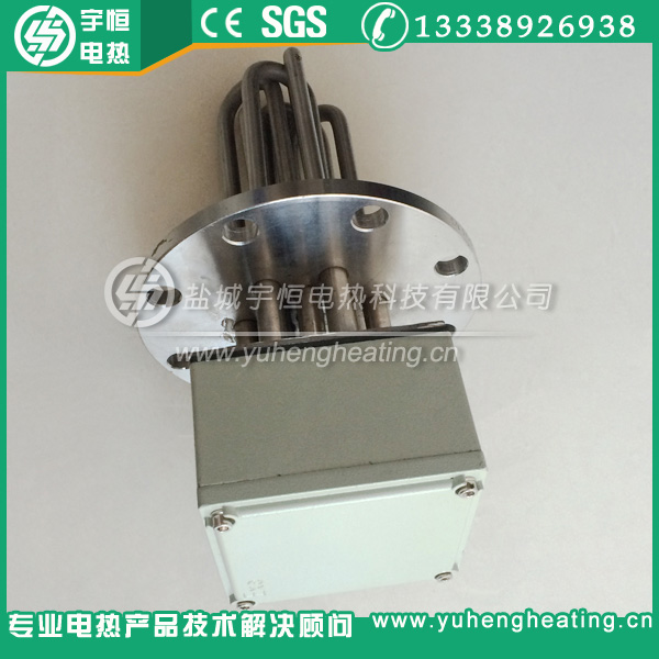带防爆接线盒法兰加热管