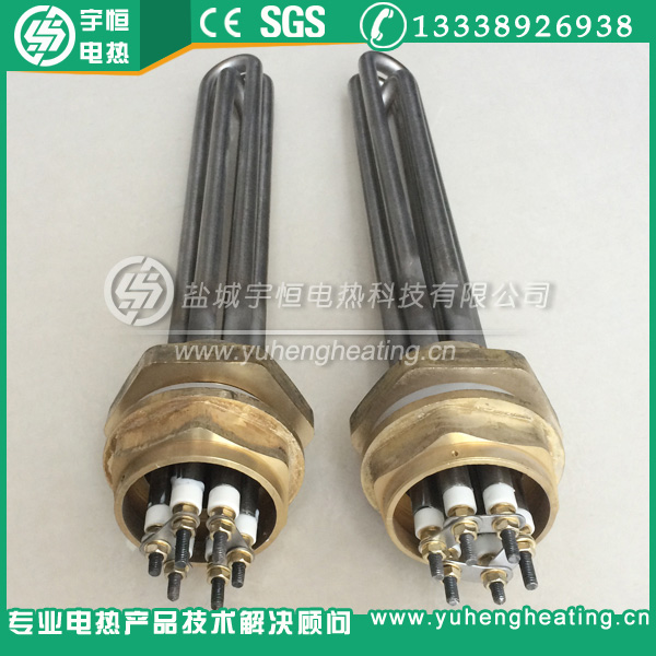 带1-1/2''铜丝扣电加热管