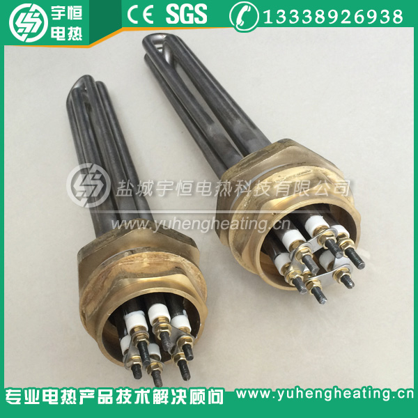 带1-1/2''铜丝扣电加热管