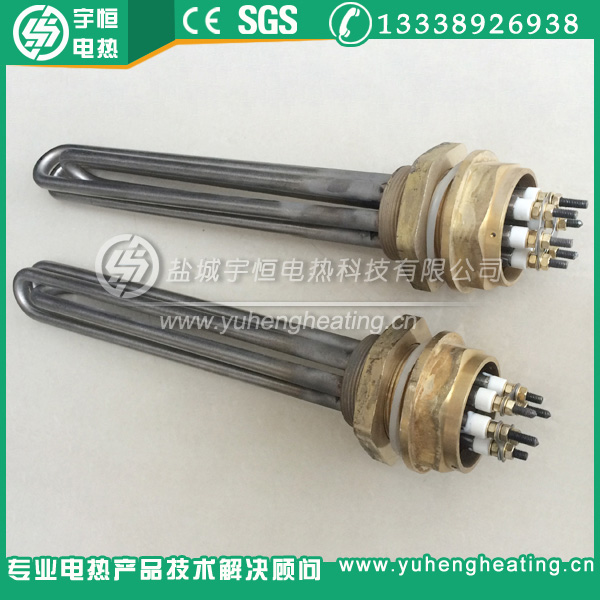 带1-1/2''铜丝扣电加热管