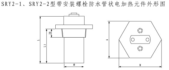 SRY2-1/SRY2-2 管状电加热器
