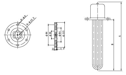 SRY2-3 管状电加热器